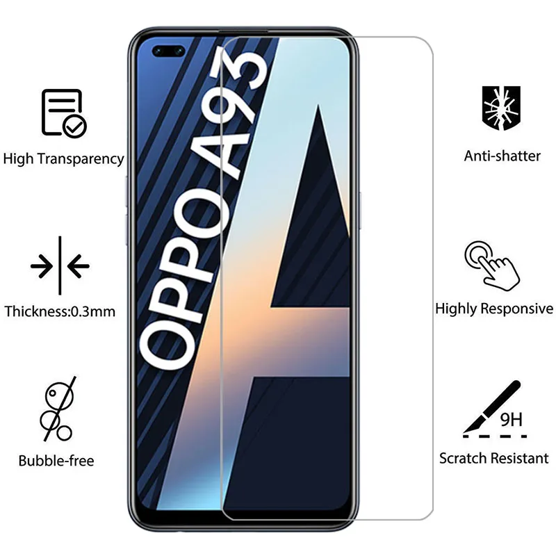 Закаленное стекло для oppo a93 чехол телефона oppoa93 4g 5g 93a a934g a935g задняя крышка 360