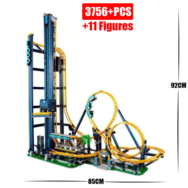

Новинка, совместим с роликовыми горками 10303, Сказочная площадка, уличная техническая модель, строительные блоки, город, игрушки для детей, рождественские подарки