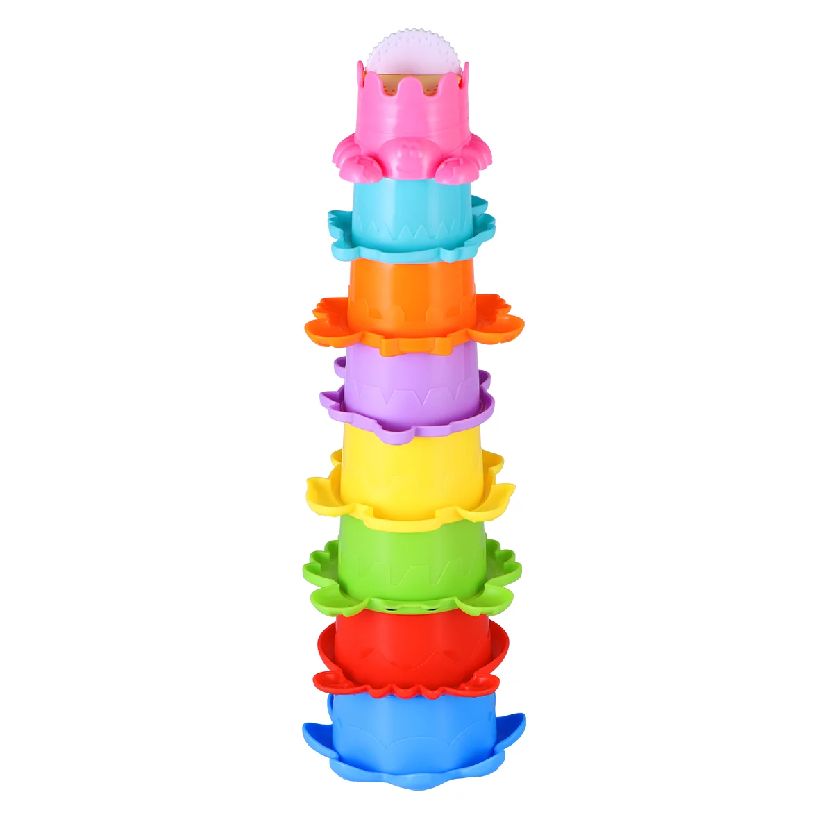 

Stacking Cups Floating Bath Toy Toys Toddlers Animal Bathtime Beach Sea Bathing