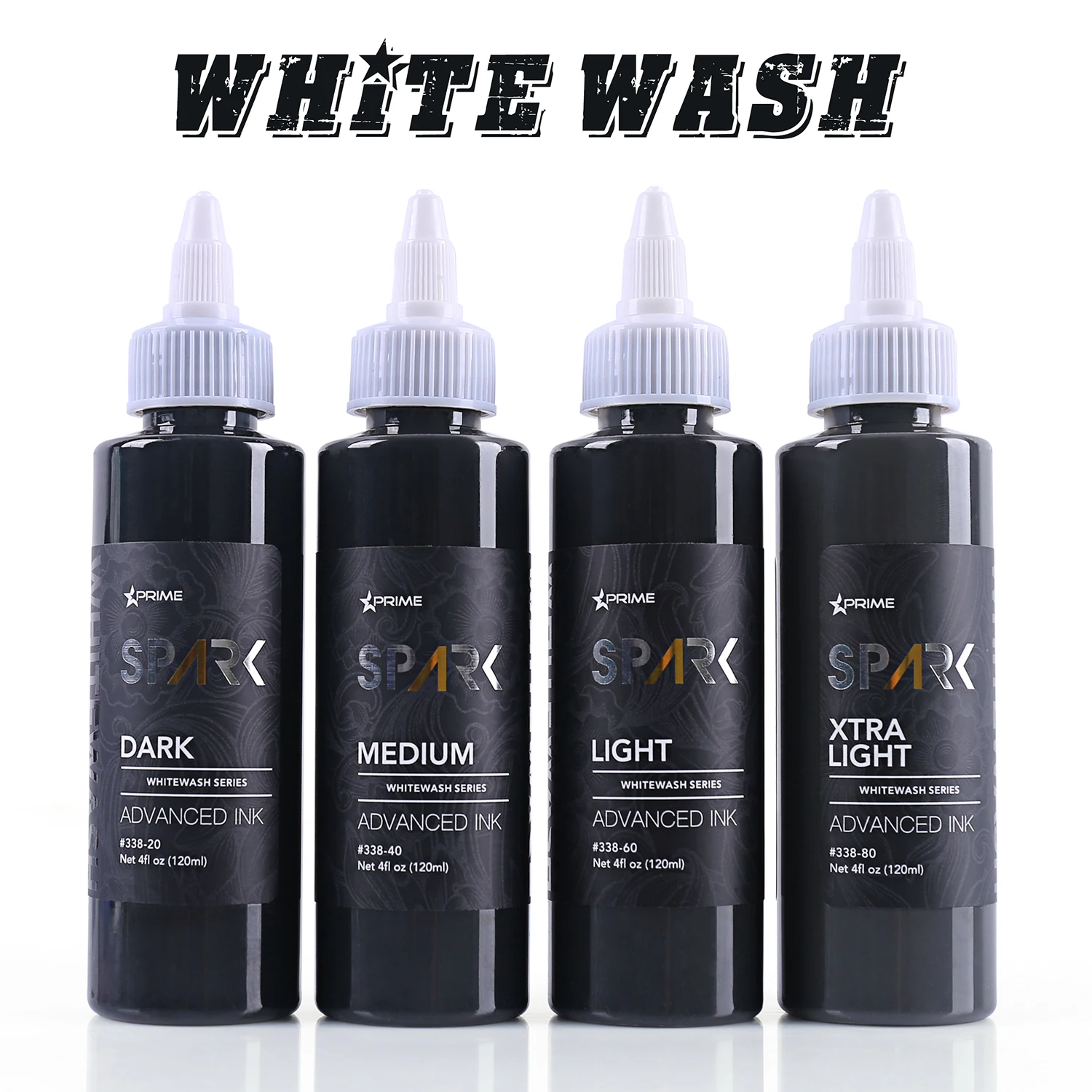 

Новейшие водонепроницаемые временные тату-чернила Spark 4OZ * 4