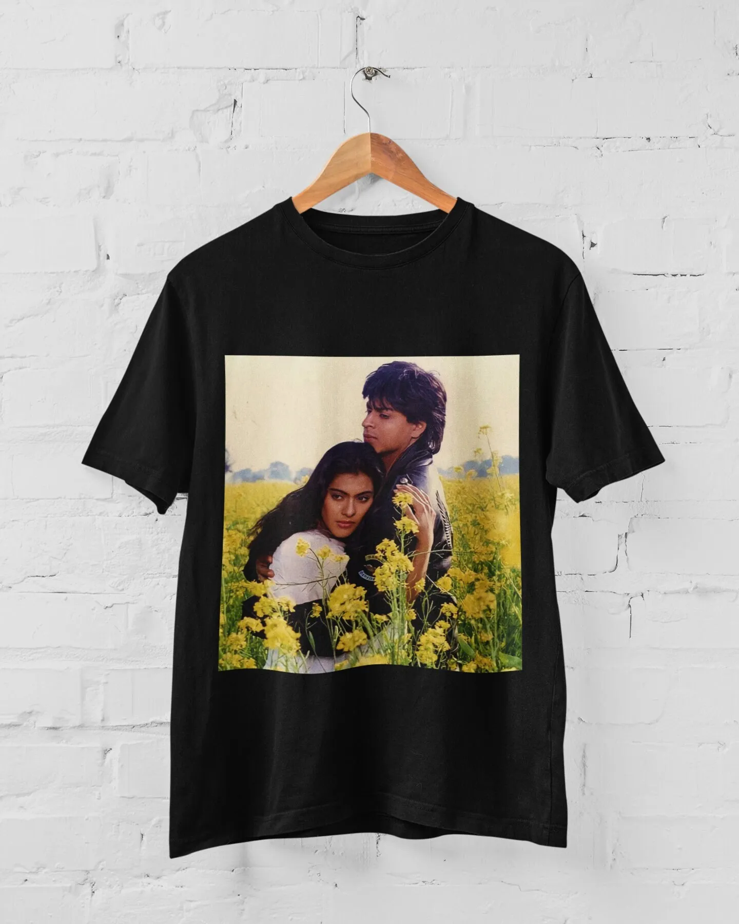 Ddlj Футболка Dilwale Dulhania Le Jayenge Srk Shahrukh Khan Болливуд Дези Индийский
