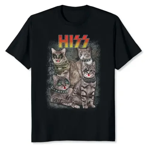 НОВАЯ ОГРАНИЧЕННАЯ Футболка Hiss Funny Cat Lover