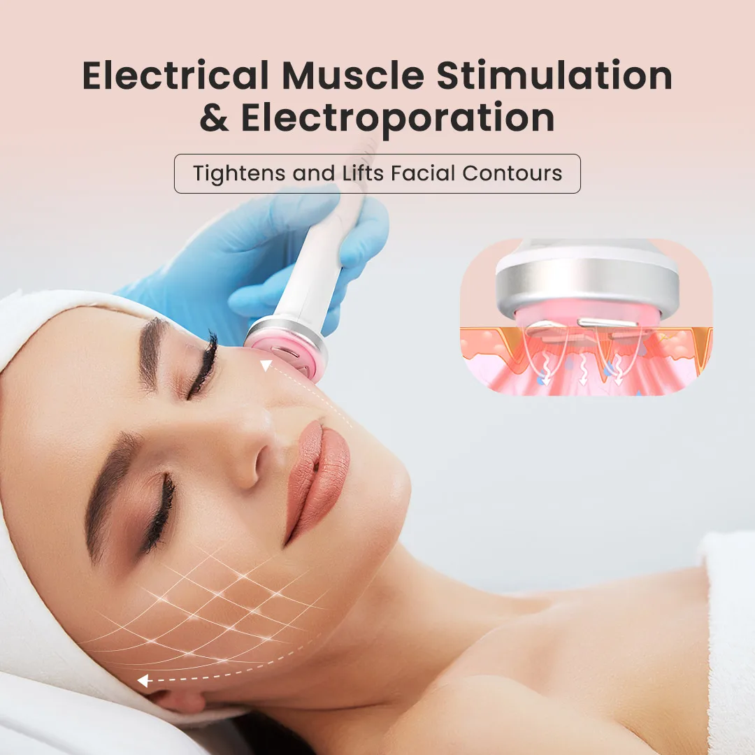 Аппарат S-образной формы Aristorm ультразвуковой аппарат для лифтинга лица бытовой