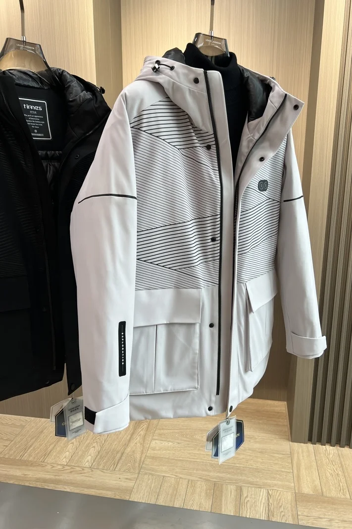 Зимнее Новое мужское пальто Мужская модная пуховая куртка с капюшоном для мужчин