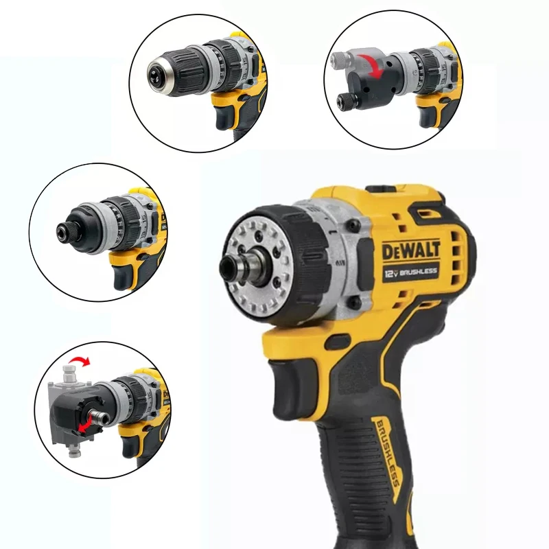 DEWALT Беспроводная многоголовочная дрель DCD703 многофункциональная электрическая