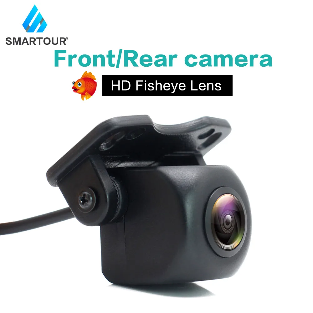 

Smartour CCD Vehicle Rear View Camera Car Reverse Black Fisheye Lens HD Night Vision Universal Front With Parking Line