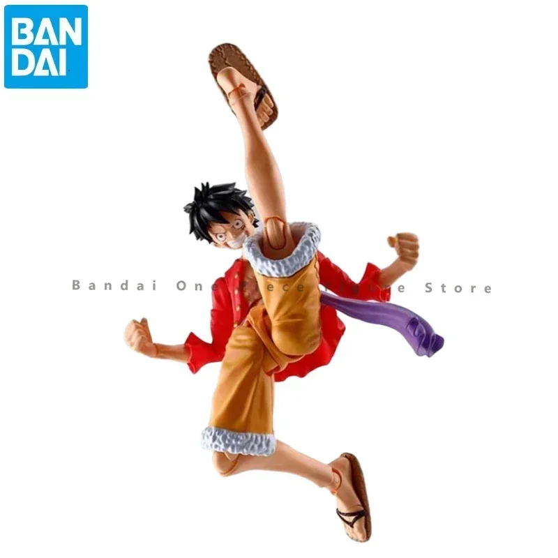 В наличии Bandai Original SHF One Piece Monkey D Luffy Ghost Island Фигурки Аниме Модель S.H.Figuarts Игрушки