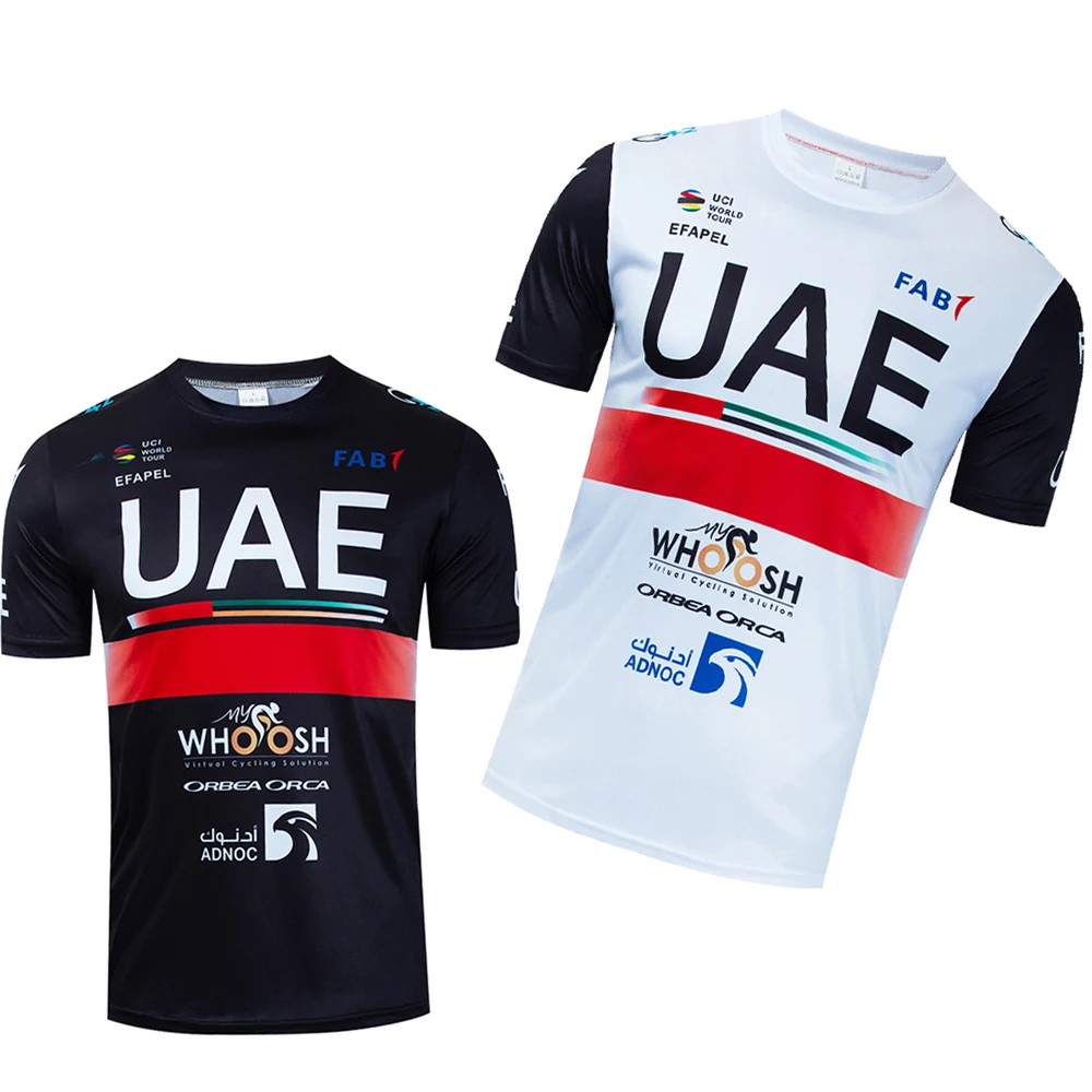 

New UAE Quick Dry Tshirt Team Cycling Jersey Men Women ORBEA ORCA Bike Tee Maillot Ropa Ciclismo Running T-Shirt Clothing