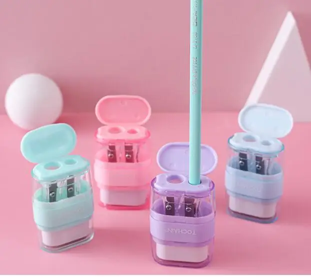 Sharpener And Erasers School Student Stationery Supplies Kid