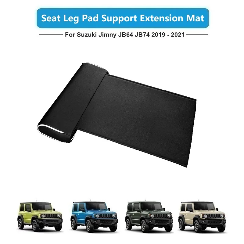 

Car Seat Leather Leg Pad Support Extension Mat Soft Foot Support For Suzuki Jimny JB64 JB74 2019+ Interior Accessories
