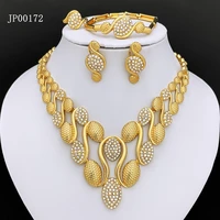 bride jewelry set necklace and earrings charm bracelet womens full jewelry set