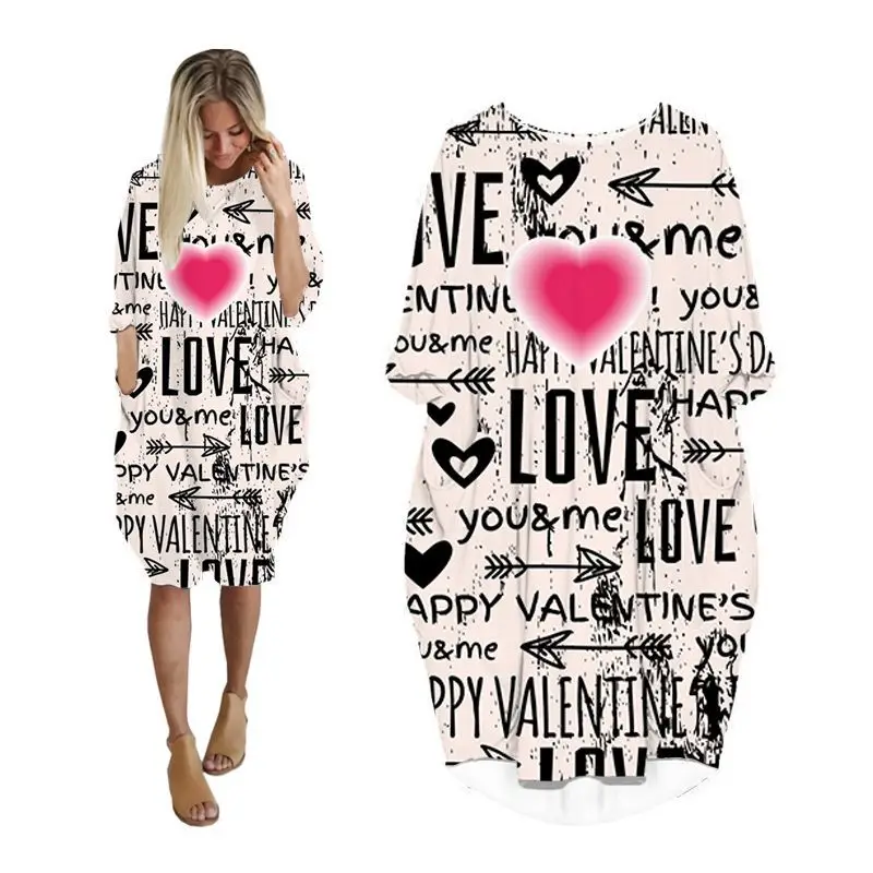 

Женские платья-миди с надписью, Рождественская уличная одежда, модная женская одежда с длинным рукавом, одежда больших размеров, женское пл...