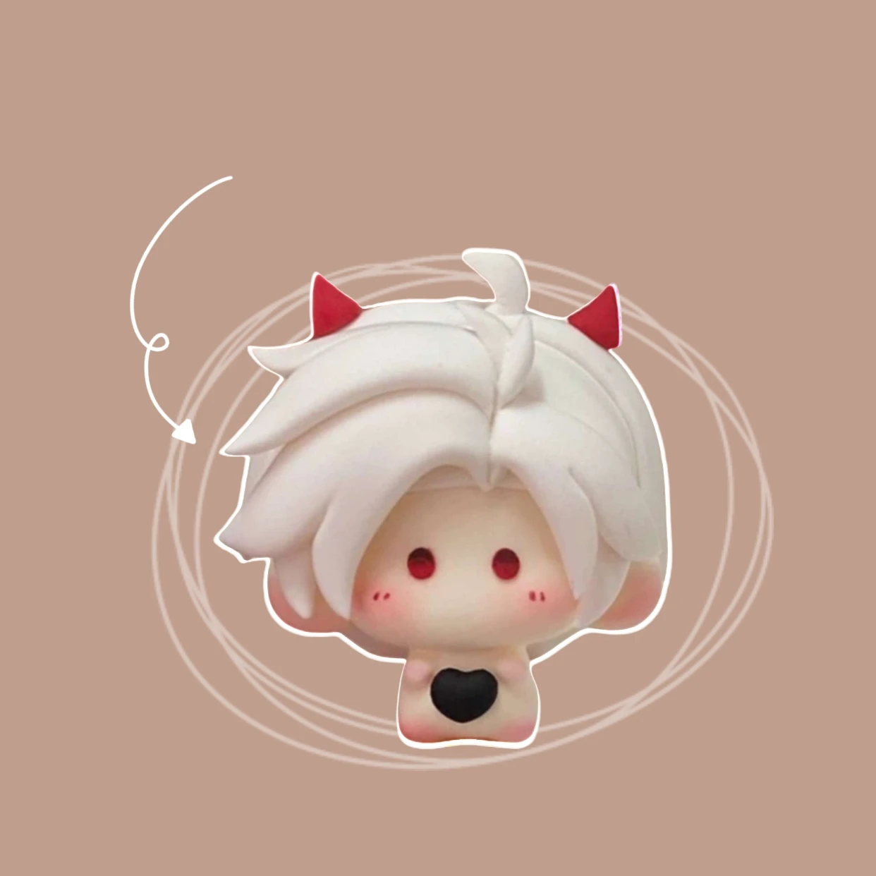 Брелок для ключей ручной работы с изображением аниме Love and Deepspace ворона силуса