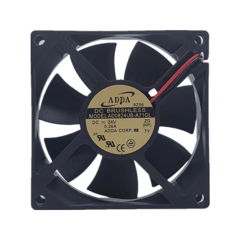 New ADDA AD0824UB-A71GL 24V 0.26A 8025 8cm преобразователь частоты Emerson fan