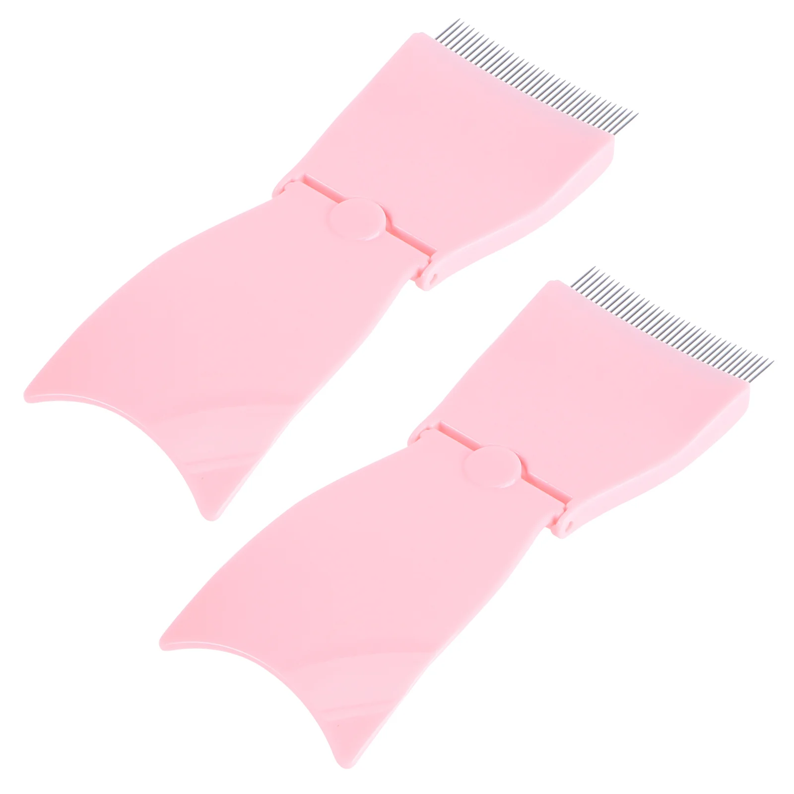 

Comb Brush Eyelashmascara Foldable Folding Portable Curlers Tool Lash Needle Steel Beauty Kitapplicator Grooming Teethhandle