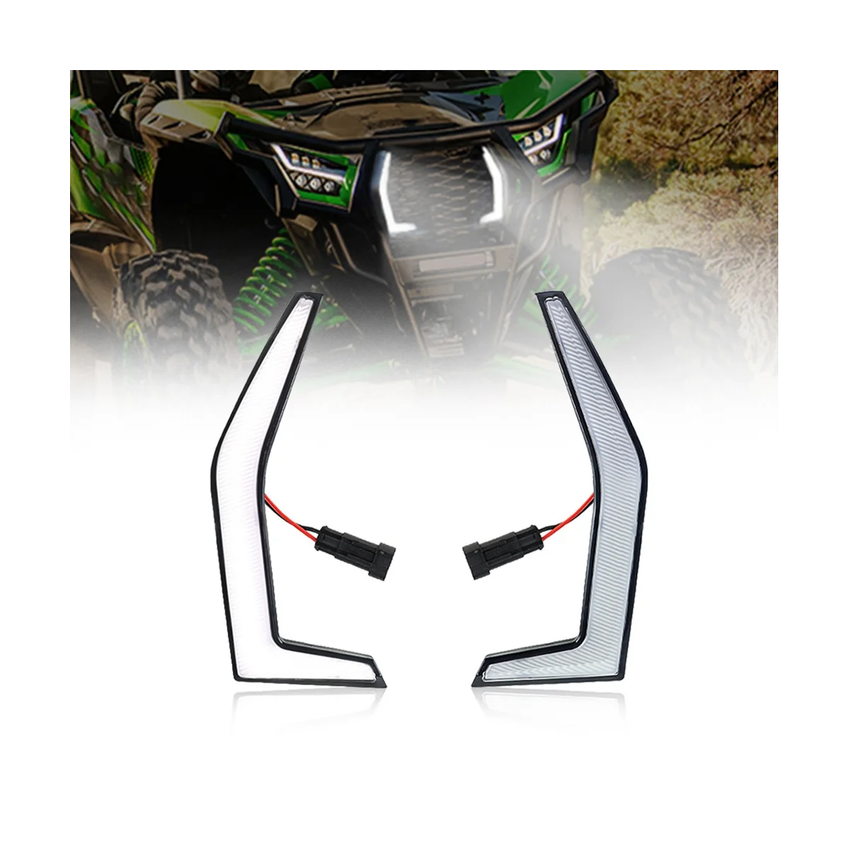 Высококачественные передние светодиодные дневные ходовые огни для Kawasaki терикс