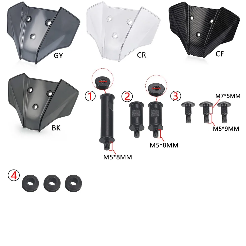 Новый мотоцикл для DUKE 125 250 290 DUKE125 DUKE250 DUKE390 2024 2025 ветрозащитная Передняя Крышка