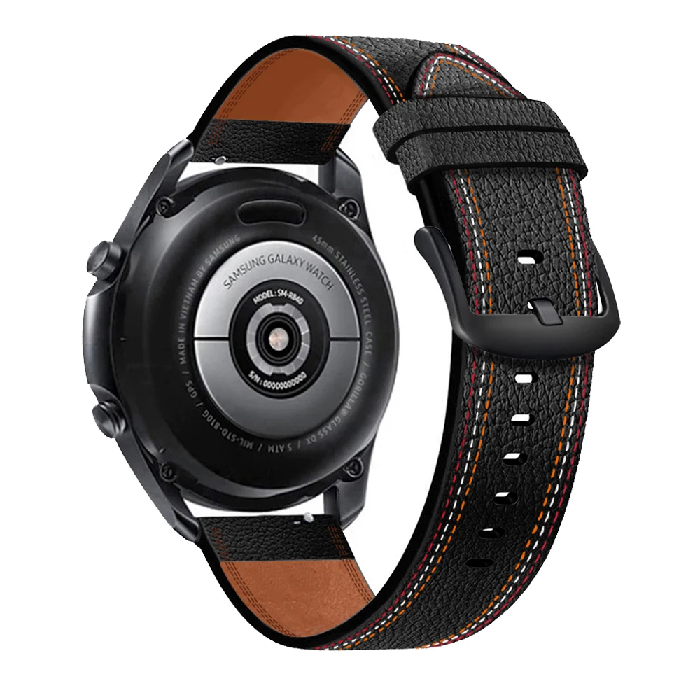 Ремешок для Huawei Watch GT3 GT2 46 мм браслет из натуральной кожи смарт-часов GT 3 2 Gt2 pro 22