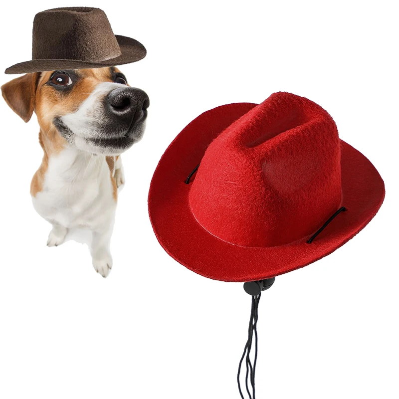 Western Cowboy Dog Hat for Cat Street Party Pet Decoration Pet Accessories