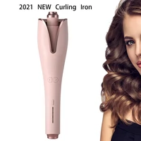 2021 new anti perm curly hair curler for women automatic rotation hair rollers negative ion curling iron wave magic styling tool