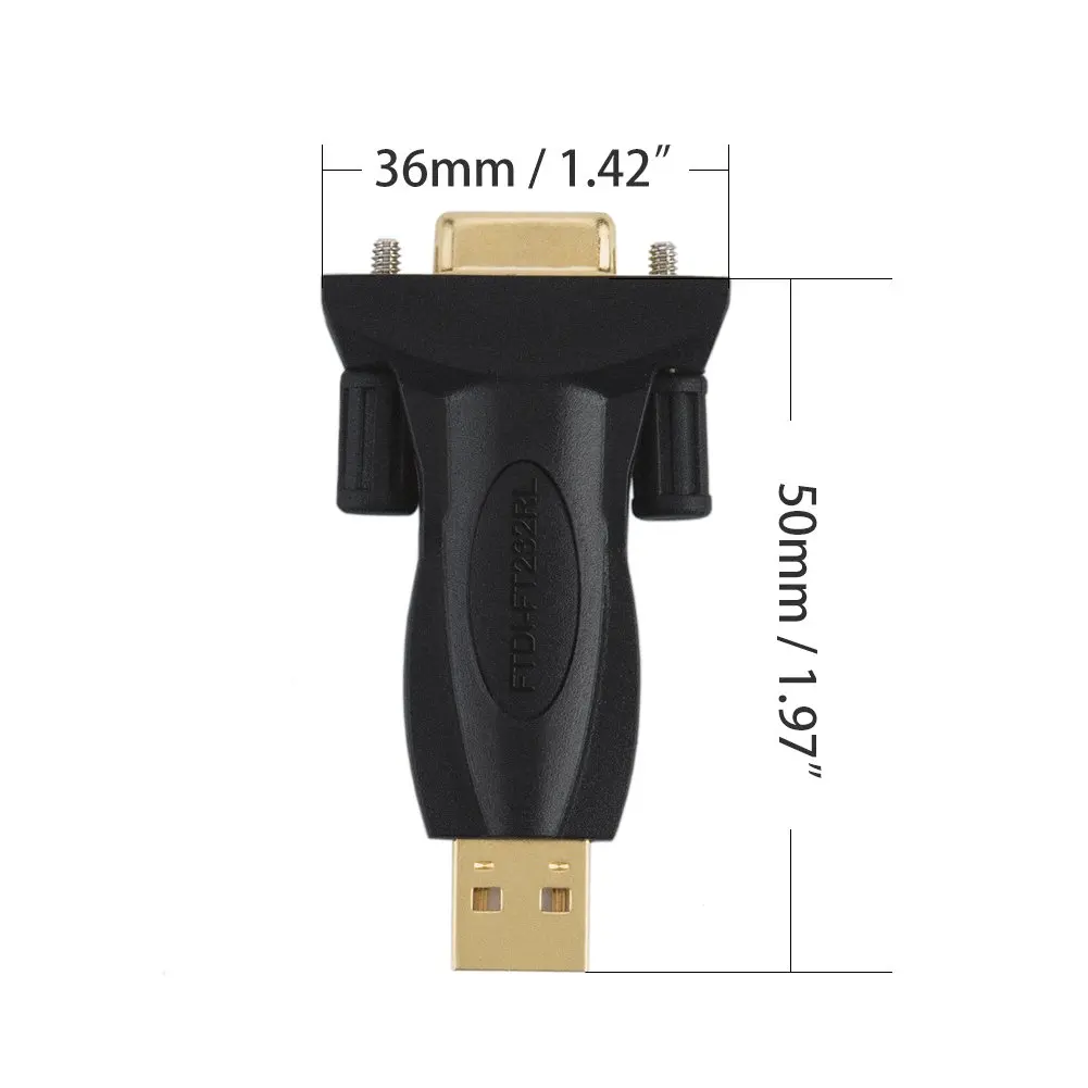 CableCreation USB к DB9 последовательный Переходник RS232 адаптер с чипом PL2303 поддерживает