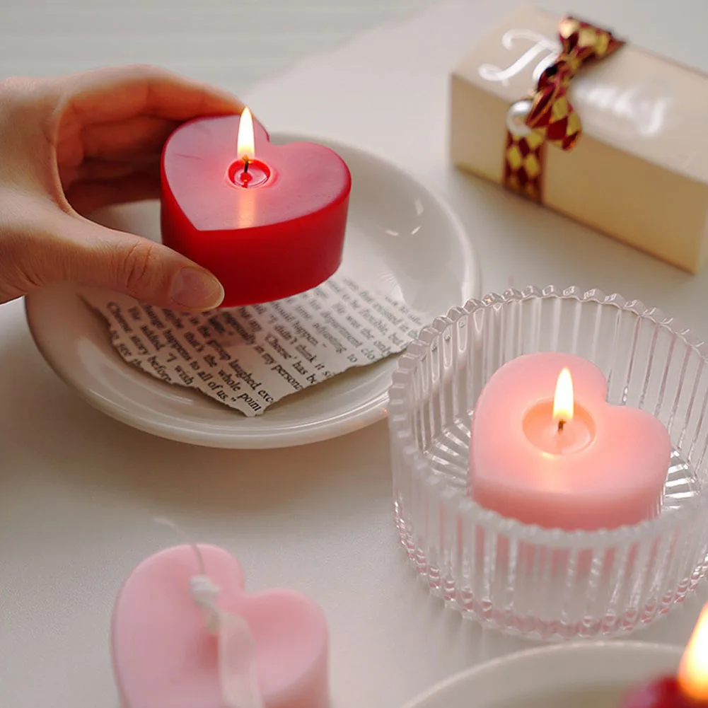 

Love Creative Heart-Shaped Aromatherapy Candle Romantic Birthday Party Valentine's Day Candle Dinner Candle Home Accessories