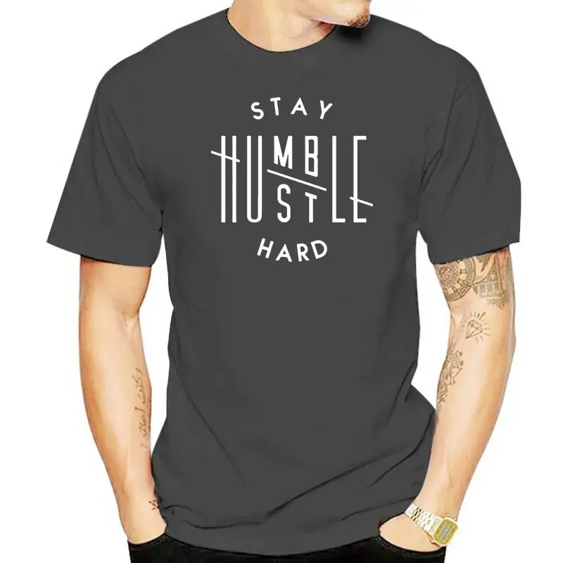 МУЖСКАЯ ФУТБОЛКА STAY HUMBLE HUSTLE HARD COOL SWAG BOXING TRAINING TOP GYM