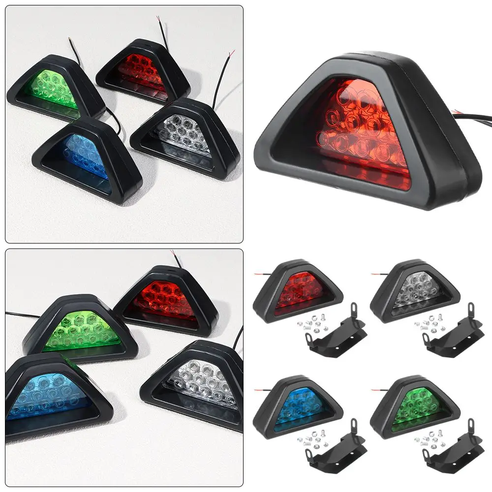 

Универсальный треугольный спортивный задний противотуманный фонарь 12 светодиодов, стоп светильник, третий стоп-сигнал, стоп-сигнал