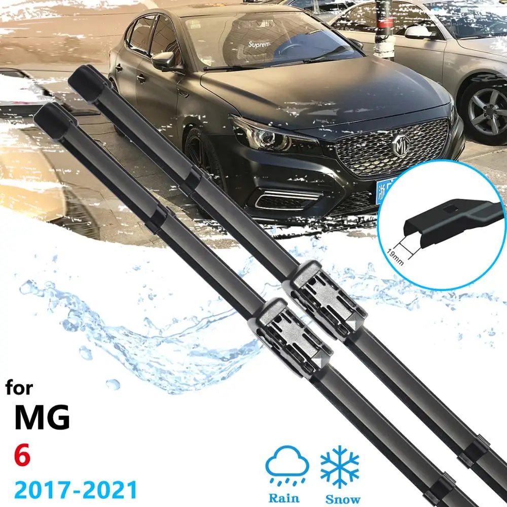 

Car Front Wiper Blades for MG 6 MG6 2017 2018 2019 2020 Window Windshield Windscreen Wipers Car Accessories Brushes Washer 2pcs