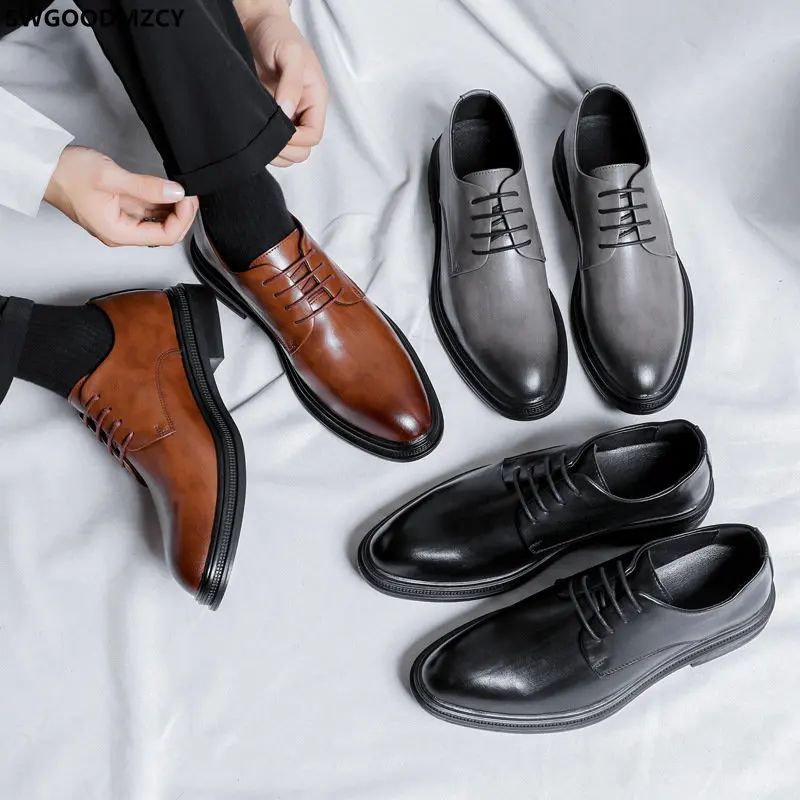 Итальянские туфли-оксфорды для мужчин, офисные официальные туфли для  мужчин, классические туфли для парикмахера, мужские свадебные классические  туфли, мужские туфли | AliExpress