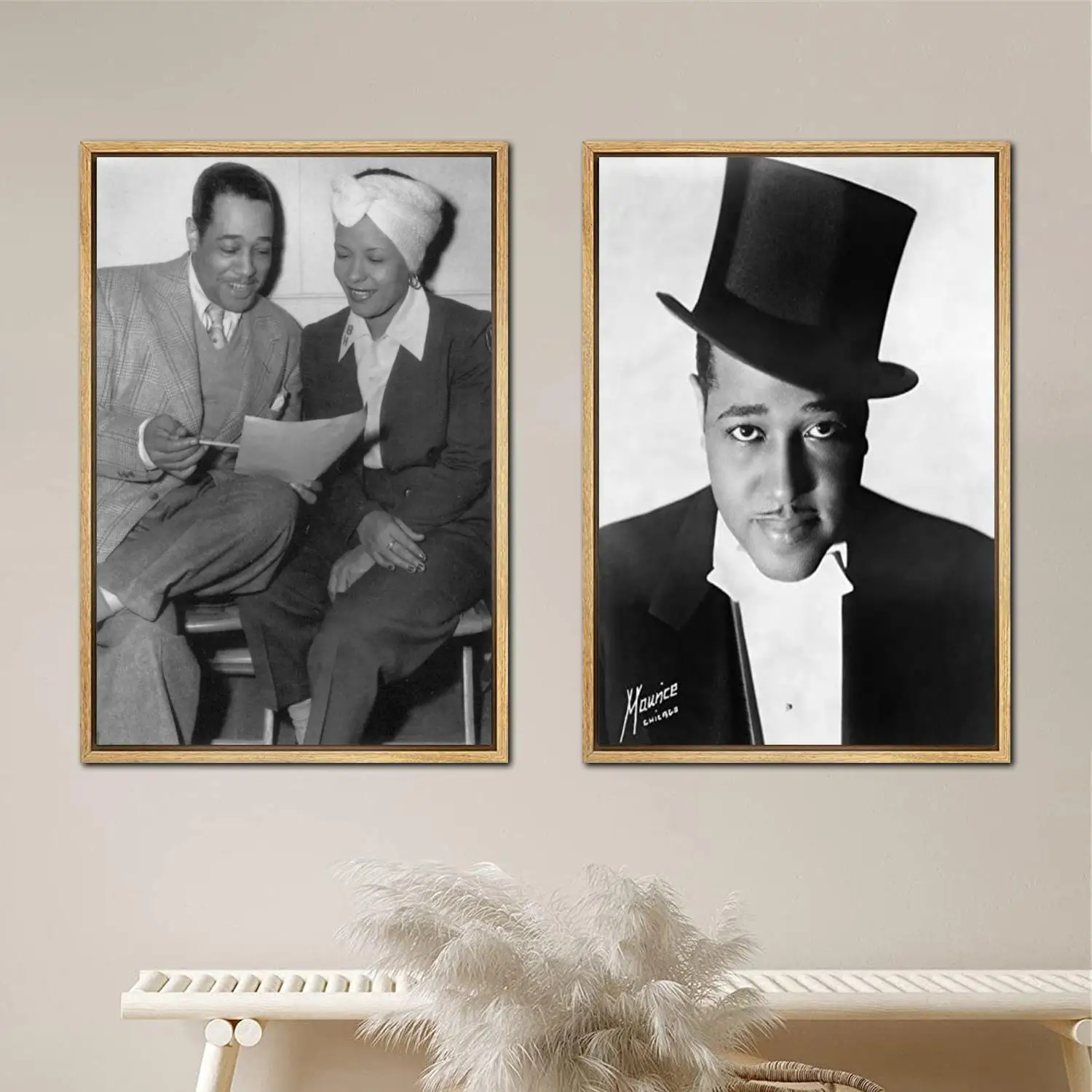 Duke Ellington and His Poster Painting 24x36 Wall Art Canvas Posters room decor Modern Family bedroom Decoration Art wall decor