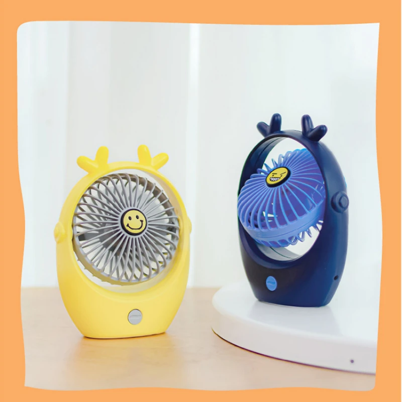 Настольная лампа мини-вентилятор с USB вращающийся на 90 градусов настольный