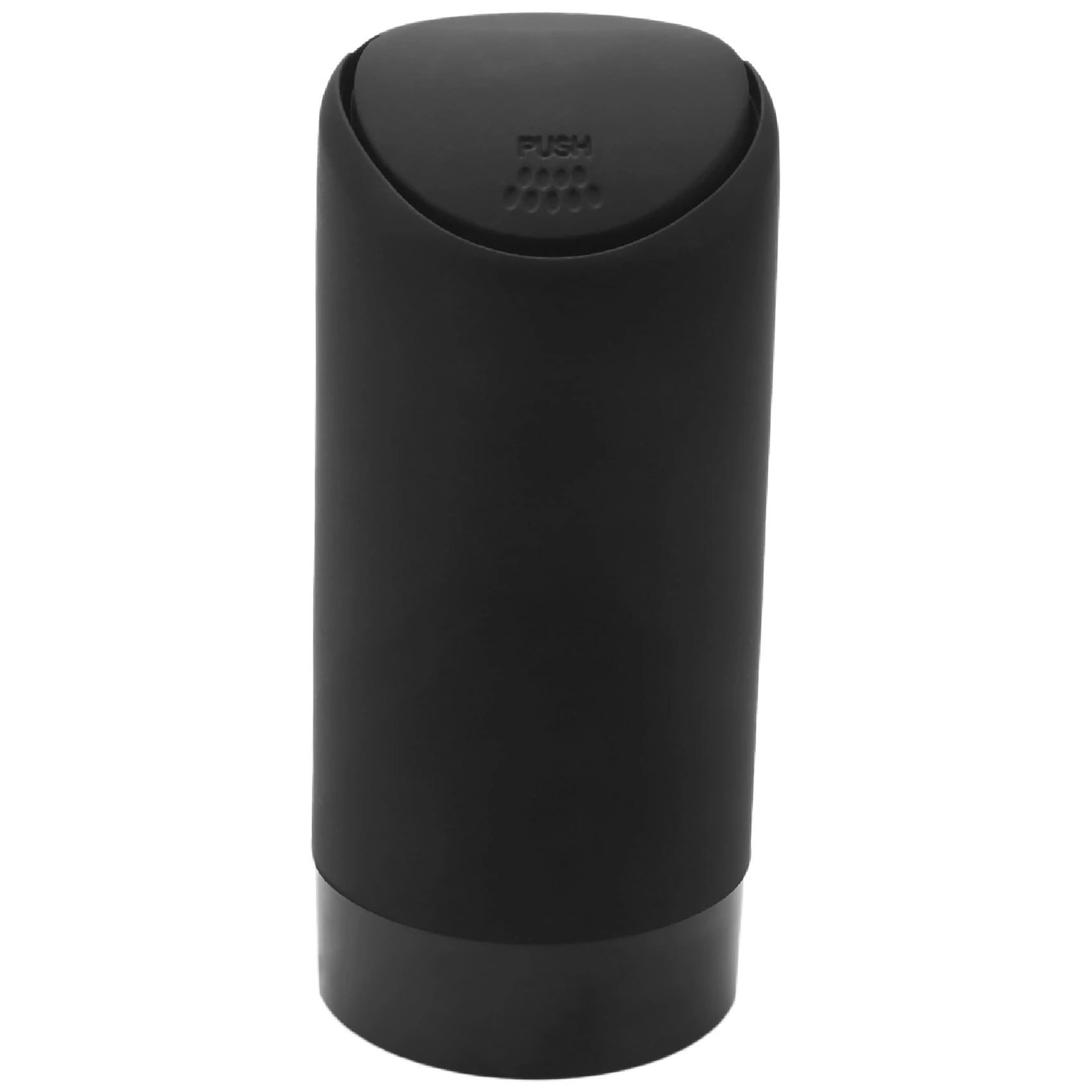 

Mini Trash Can with Lid for Car Cup Holder Washable Silicone Automotive Kitchen and Office Mini Dust Holder Litter Rubbish Bin (