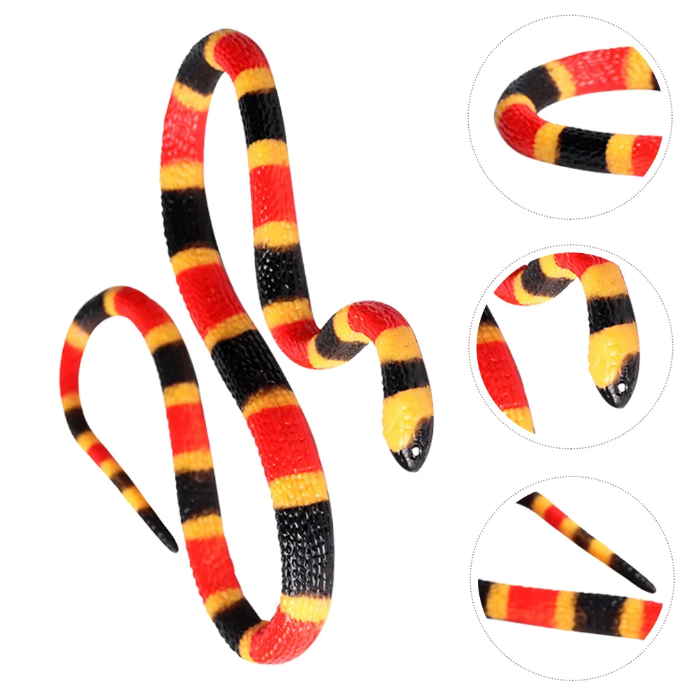 

Lifelike Snake Model Simulation Snake Adornment Children Wild Animals Model