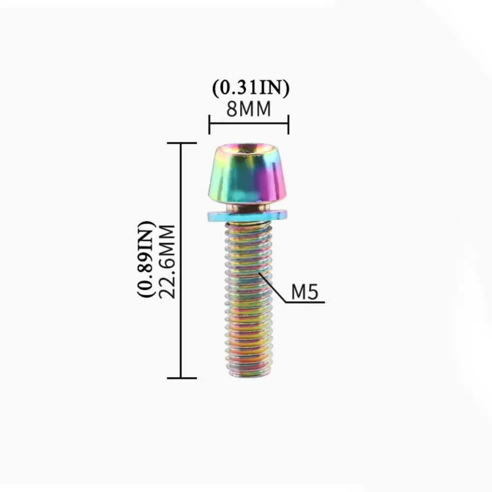 6 шт. прочный держатель руля велосипеда из титановой стали