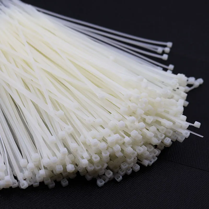 

50pcs 5*200 5*250 5*300 Self-Locking Cable Zip Ties nylon cable ties White BlACK color 5x200mm 5x250mm 5x300mm