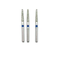 10pcs diamond dental fg bur drill for teeth whitening medium polishing smoothing tool dentistry materials tr 24