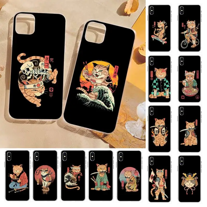 

Japan Cat Phone Case For iPhone 8 7 6 6S Plus X SE 2020 XR XS 14 11 12 13 Mini Pro Max Mobile Case