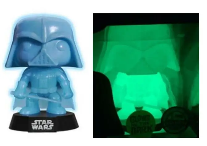 Darth Vader Glows in Dark Vinyl Figure Collection Model Toys