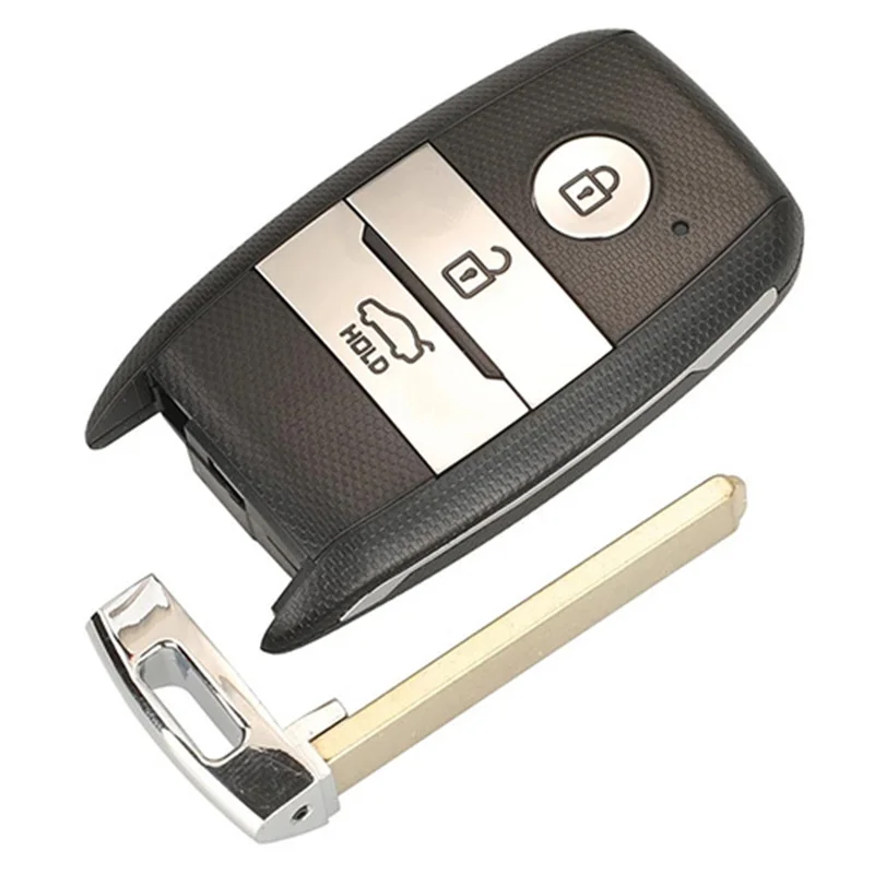 KEYECU 3 кнопки 433 МГц ID47 чип для Kia Optima 2016 2017 2018 автоматический умный пульт