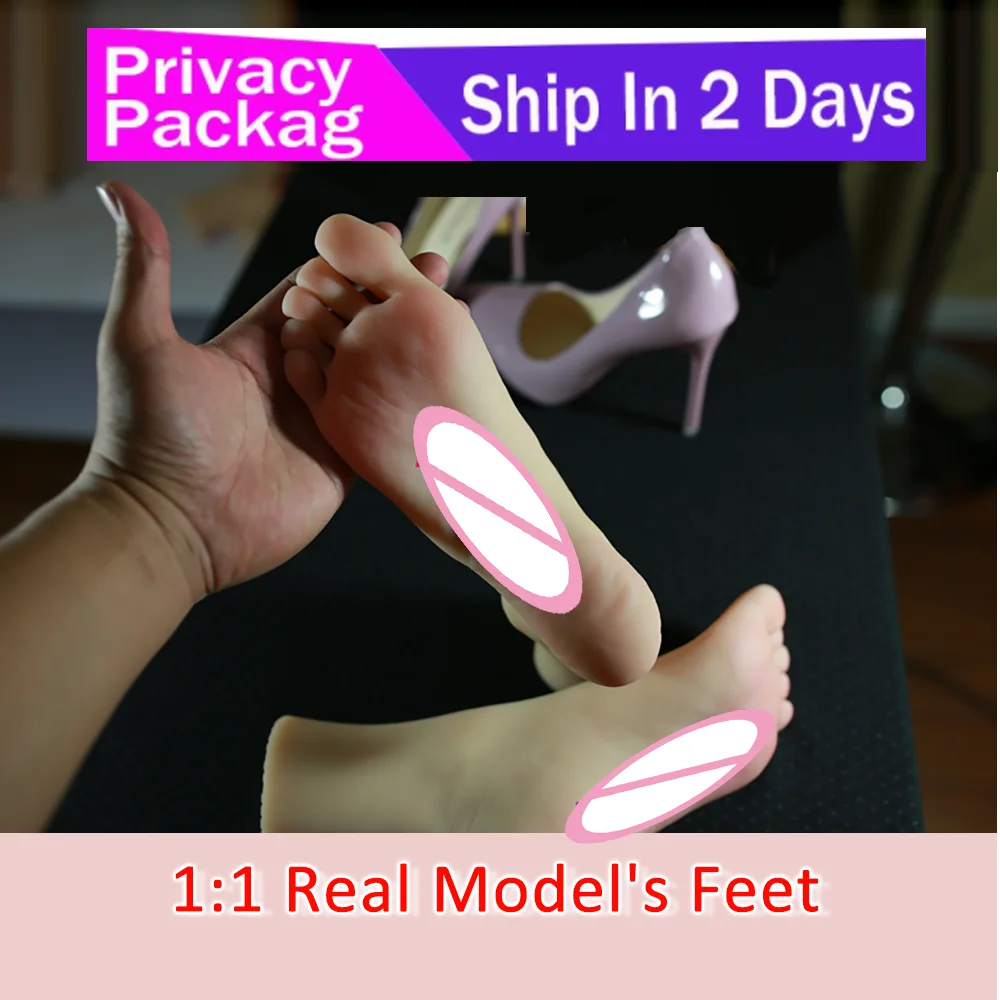 Silicone1:1 Real Model Foot With Vagina Unde Feet Sex Male Masturbator Male Sex Toy Vaginal for Men Pocket Pusssy Erotic Toys
