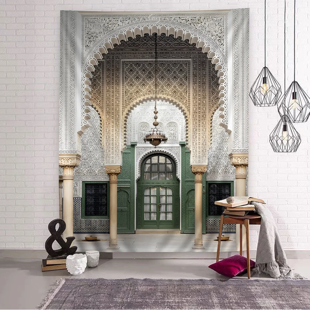 

Марокканский гобелен из полиэстера и хлопка