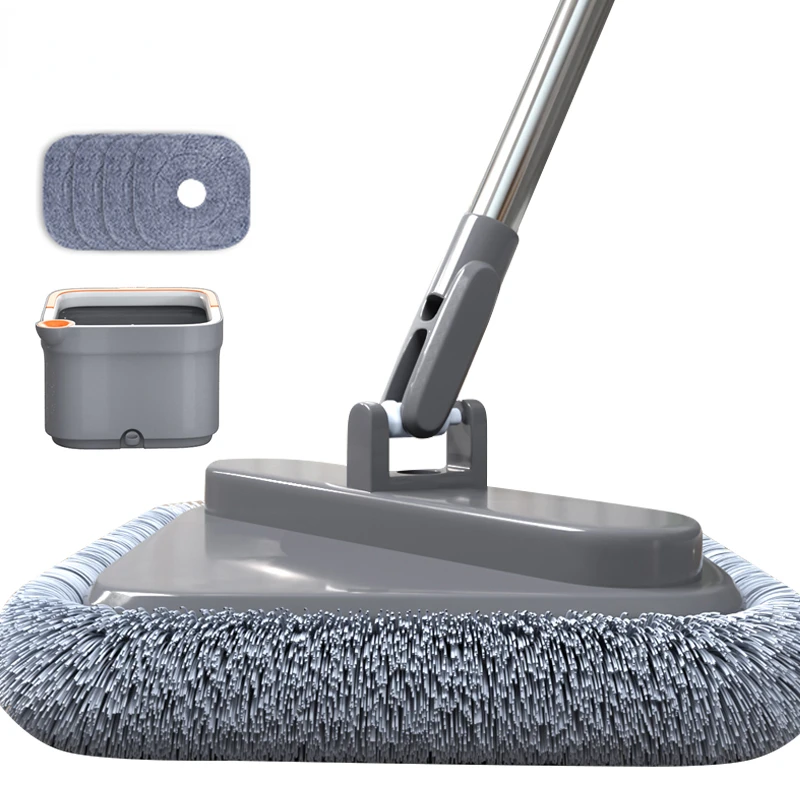 

Mop with Bucket Dry Cleaning Rotary Mop Decontamination Separation Squeeze Mop
