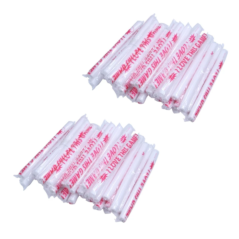 

Разноцветные блестящие губчатые палочки 60 шт., светящиеся палочки для еды, ралли вечерние, мигающие светящиеся палочки светильник ящиеся па...