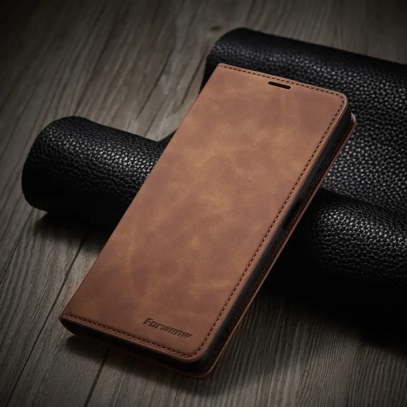 Тонкий Магнитный флип-чехол для Xiaomi POCO X3 GT X4 NFC F3 M3 M4 Pro Funda роскошный кожаный