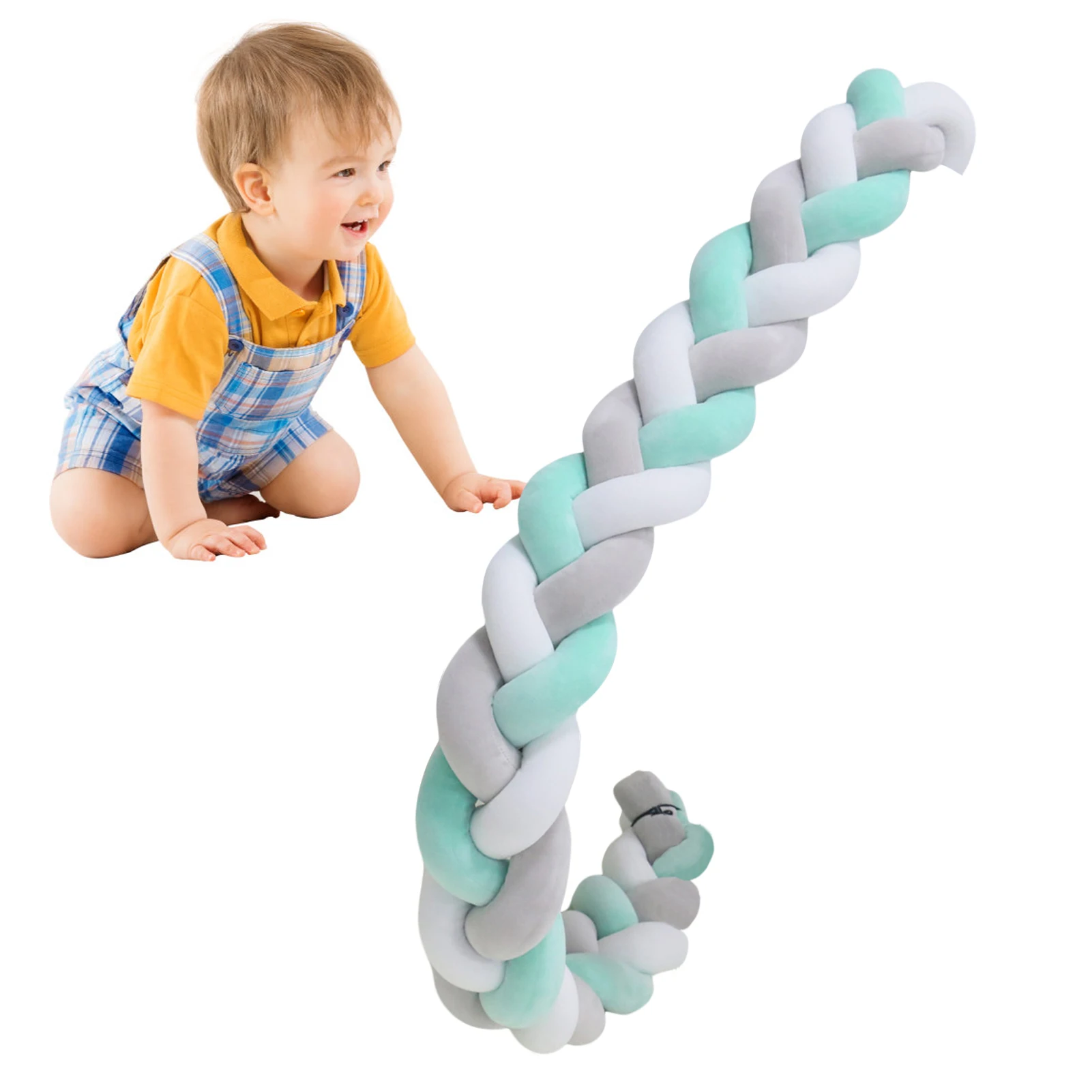 

Cushion Soft Knot Pillow Braided Pillow Handmade Braided Decor For Bedroom Plush Cushion Knot Throw Pillows For Boys Girls Gift