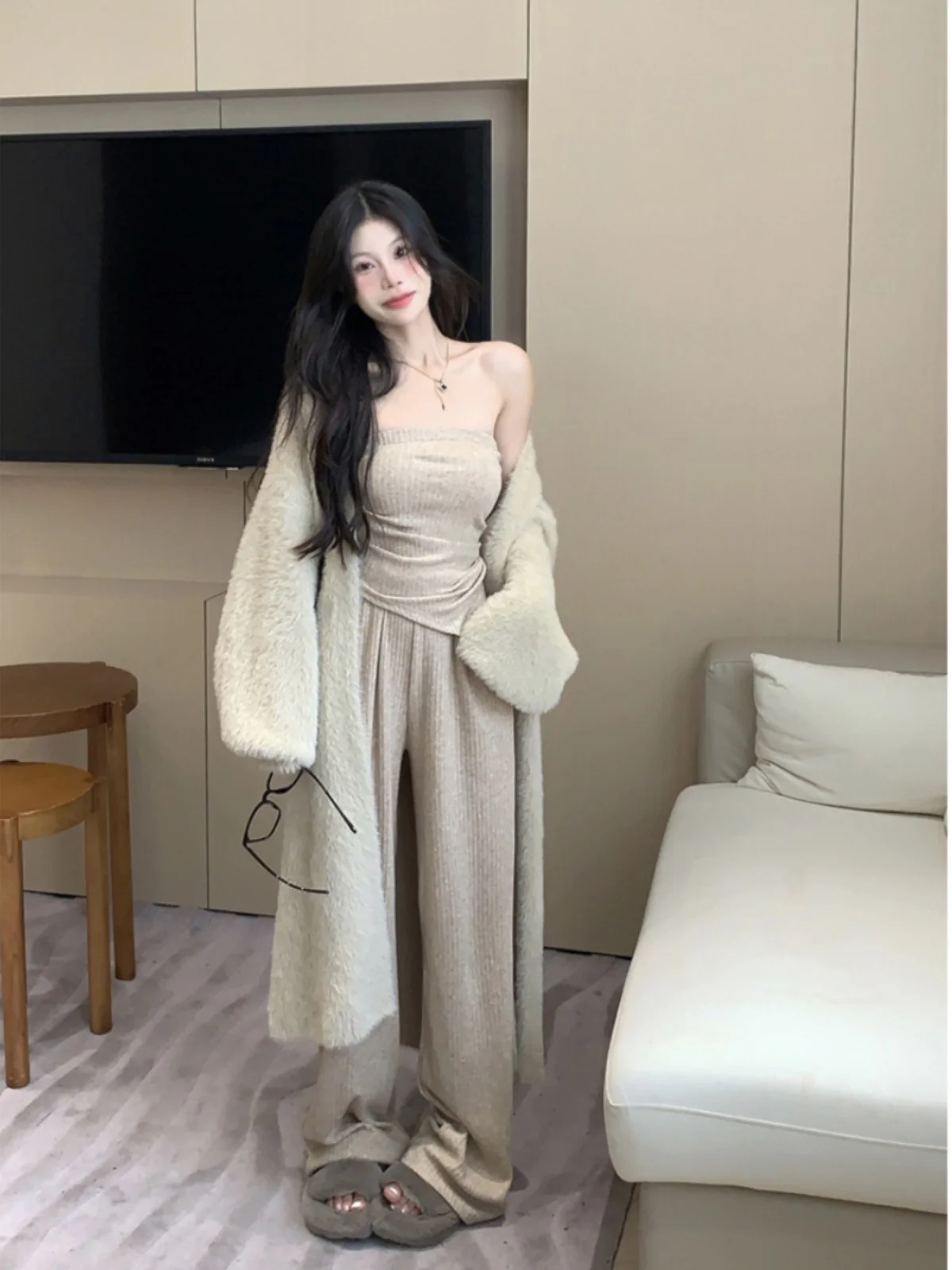 Свитер с длинными рукавами Idle Sle Pure Desire пальто асимметричный топ без рукавов