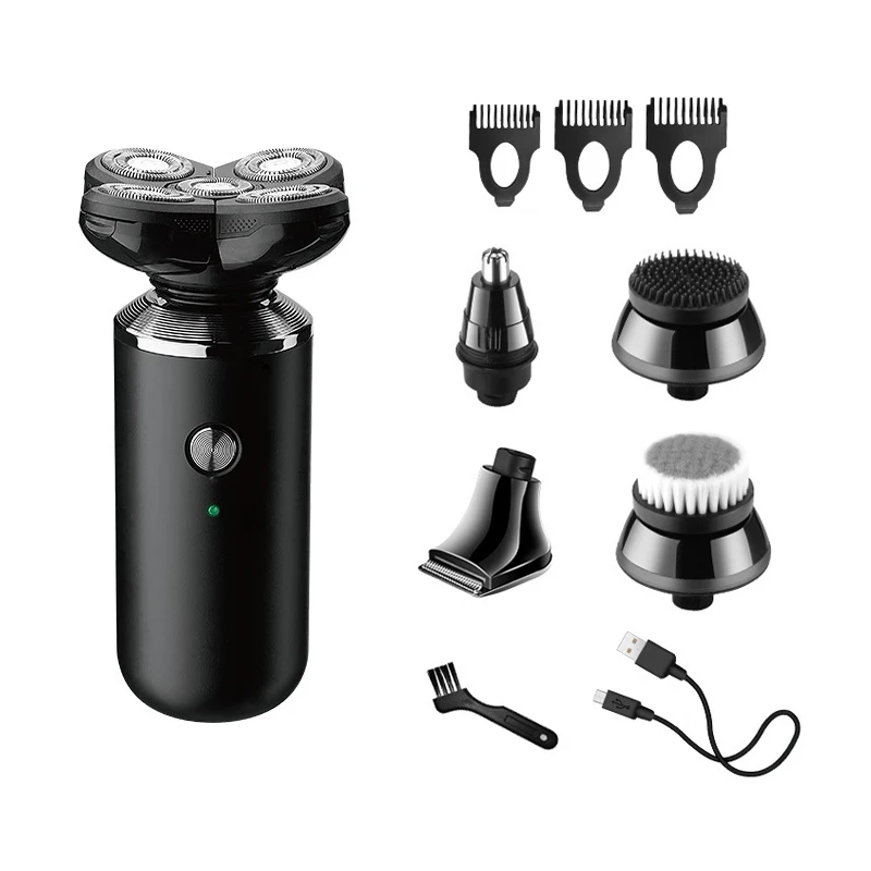 

Kemei Rechargeable Powerful Barber Pro Electric Shaver for Men Hair Beard Cleaning Electric Razor Balds Head Shaving Machine