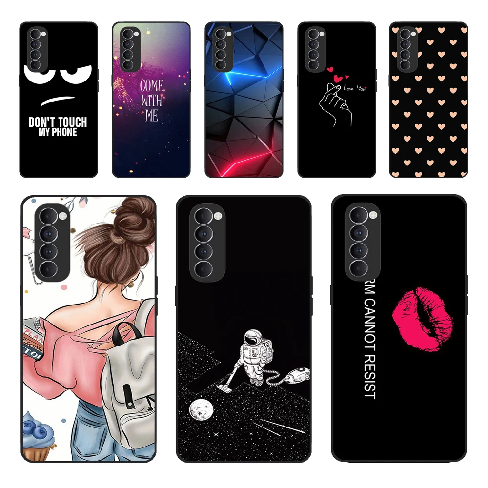 Чехол для Oppo Reno4 Pro 5G, CPH2089, Oppo Reno 4 Pro, 5G, 4 Pro, силикон, мягкий
