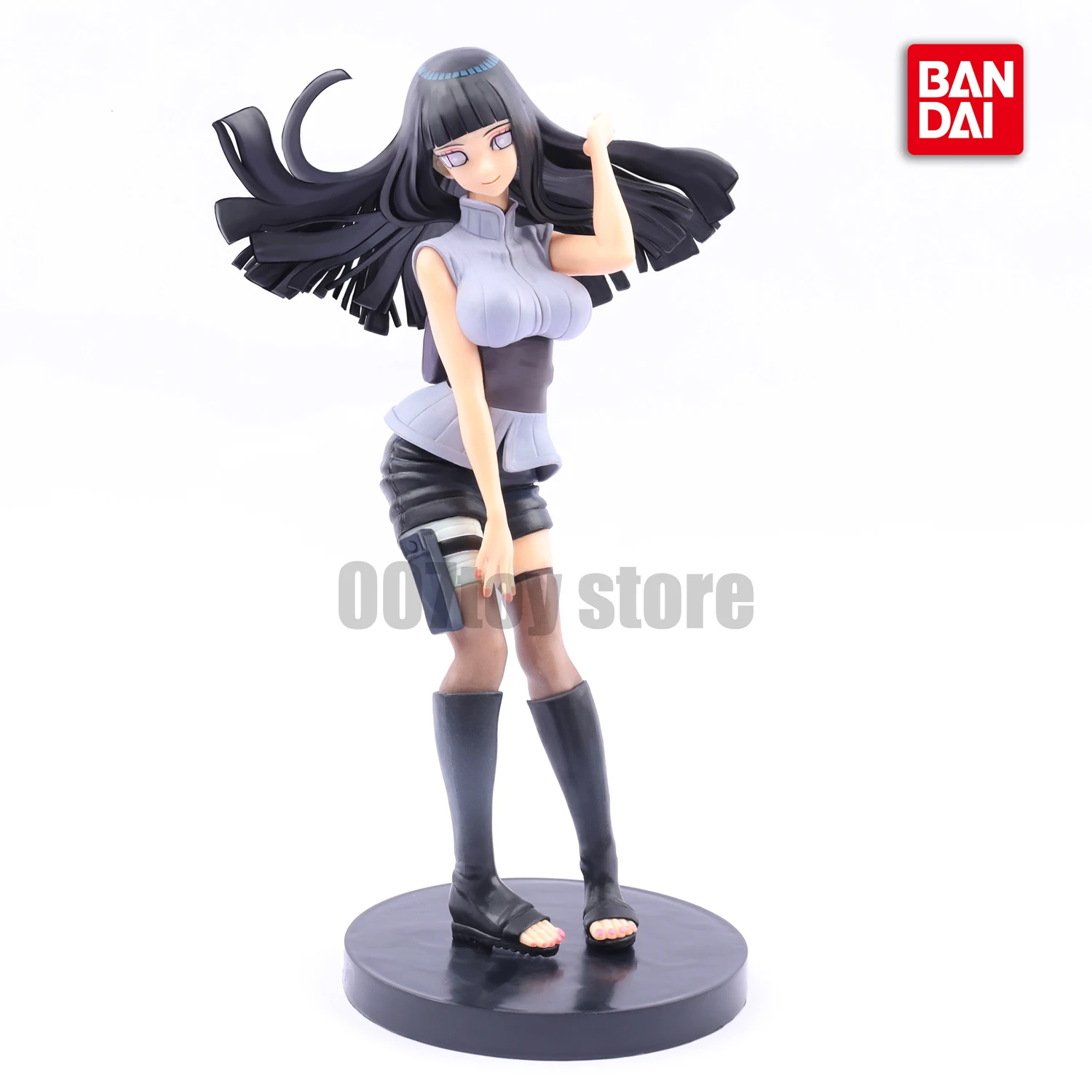

BANDI Genuine 20CM Hyuga Hinata Naruto Action Figure Anime Figures Kawaii Holiday Gift Anime Dolls Naruto Figure Anime